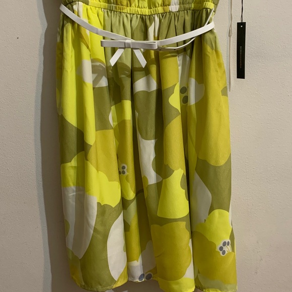 BCBG Yellow and Green Dress - Picture 3 of 9